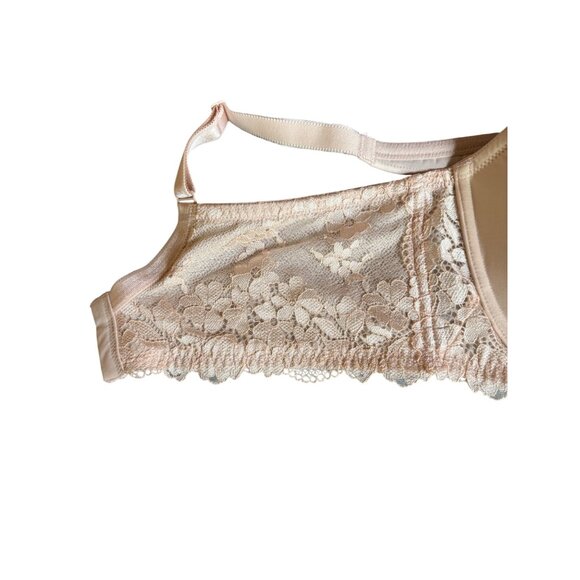Talbots Lace Bra Size 40DDD Plus‎ Nude Lace NWT 3 Hooks Loops - Picture 9 of 9